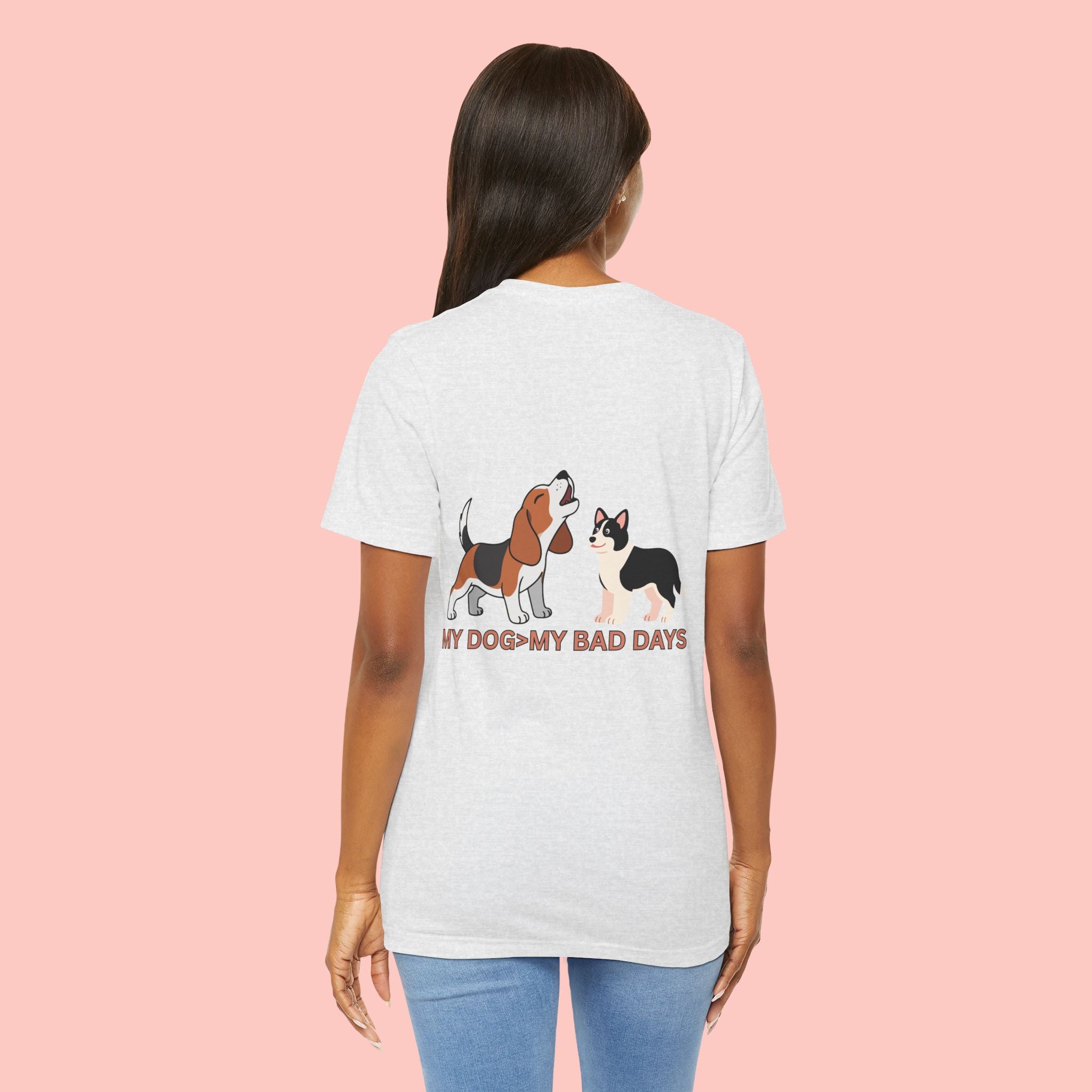 My Dog > My Bad Days T‑Shirt — Cute Dog & Cat Graphic Tee