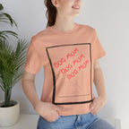 Dog Mom Graphic Tee — 'Dog Mom Dog Mom Dog Mom' Casual Pet Lover T-Shirt