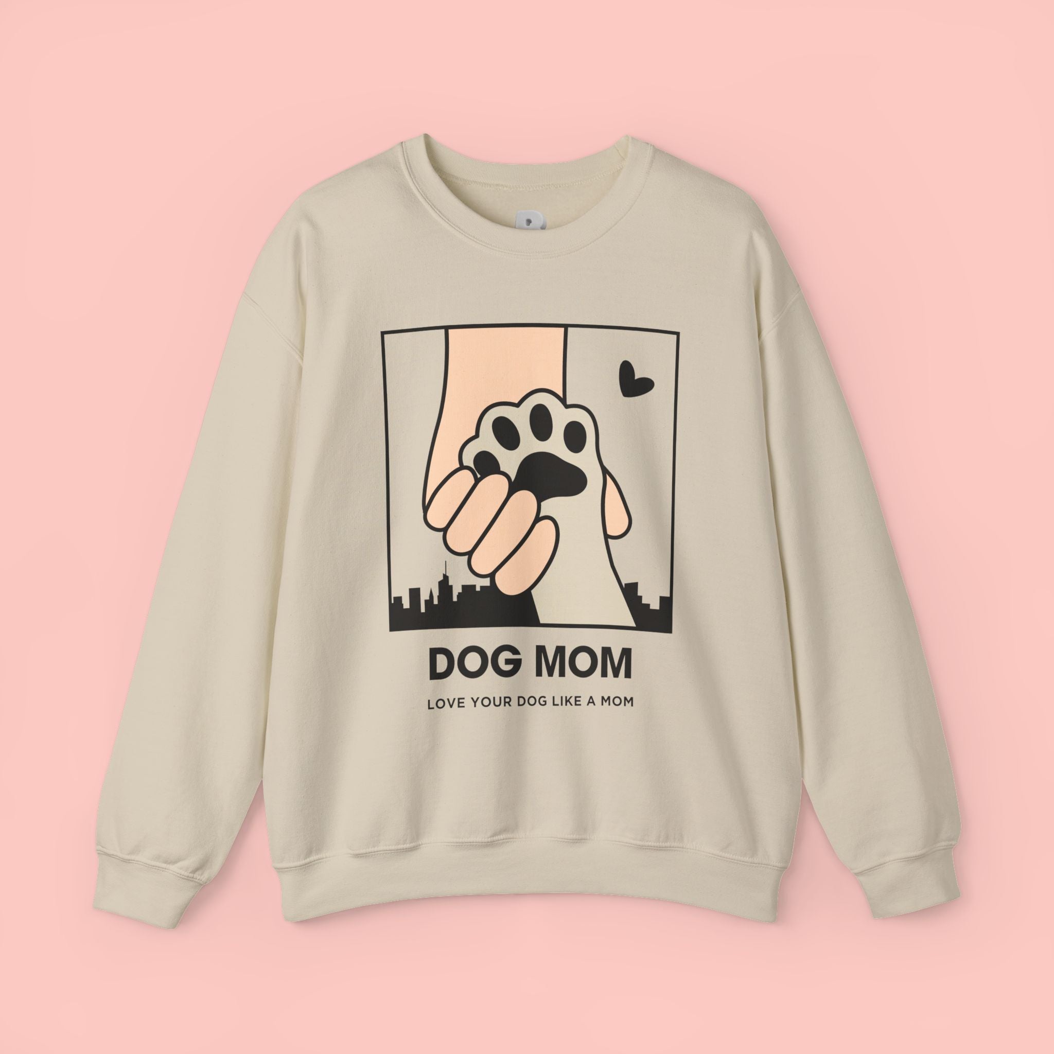 Dog Mom Crewneck Sweatshirt – Paw Hold Design