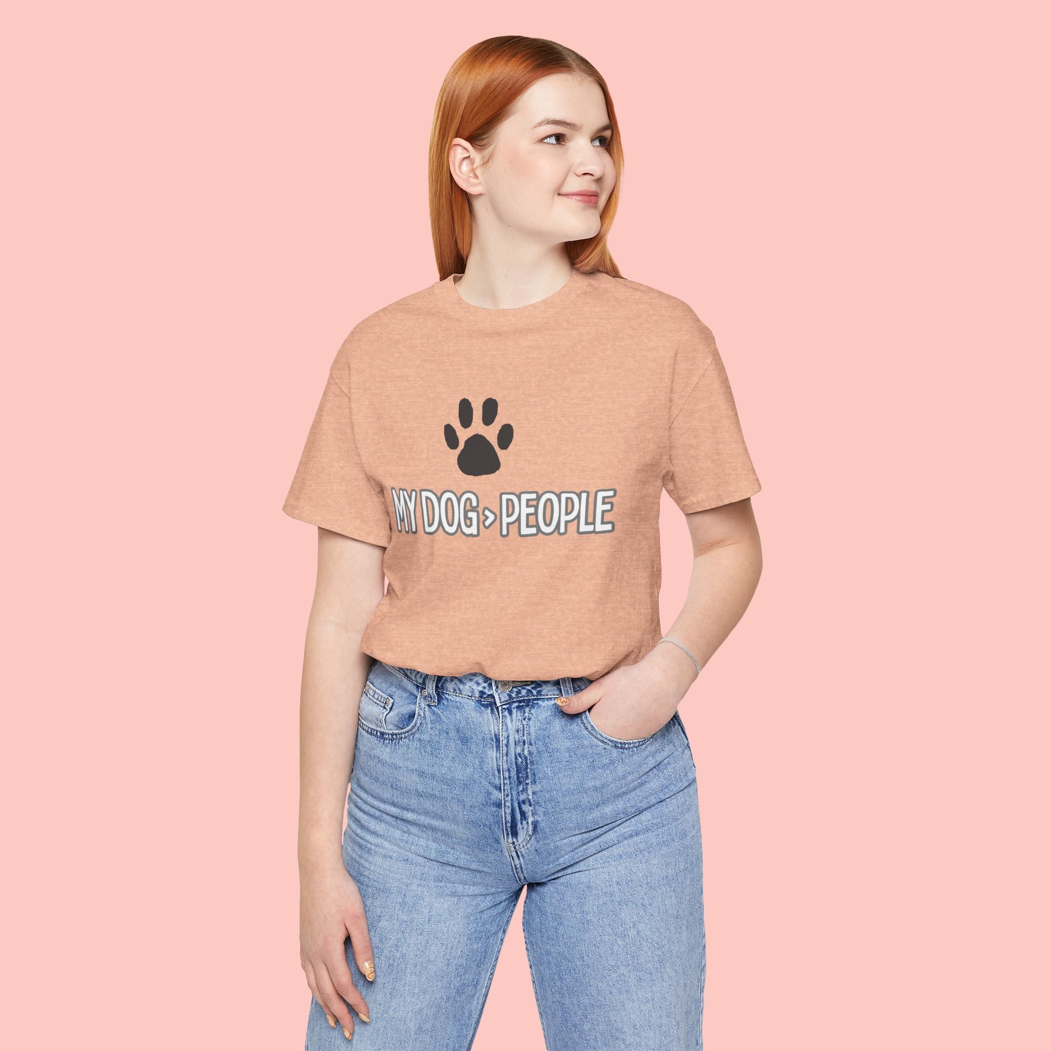 My Dog People T-Shirt — Dog Paw Graphic Tee for Dog Lovers