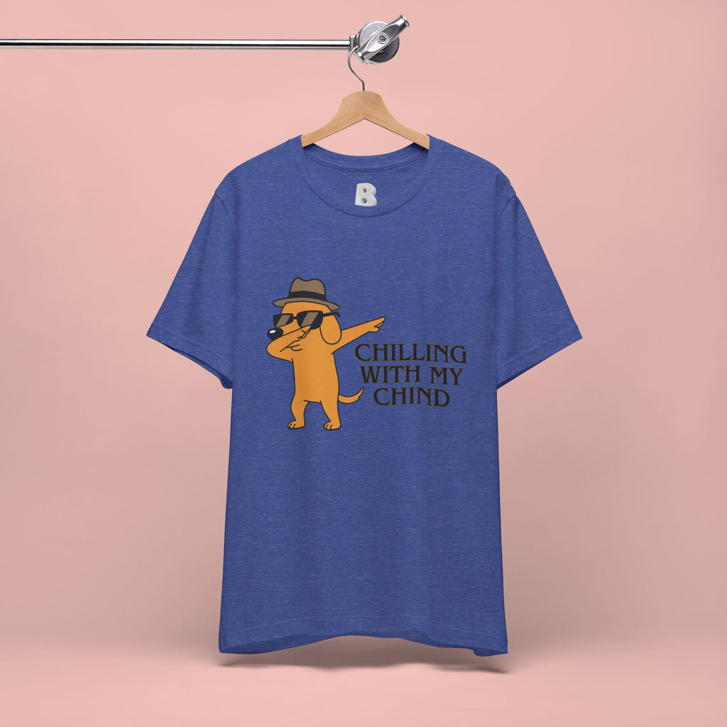 Chilling With My Chind T-Shirt — Funny Dabbing Cat Graphic Tee