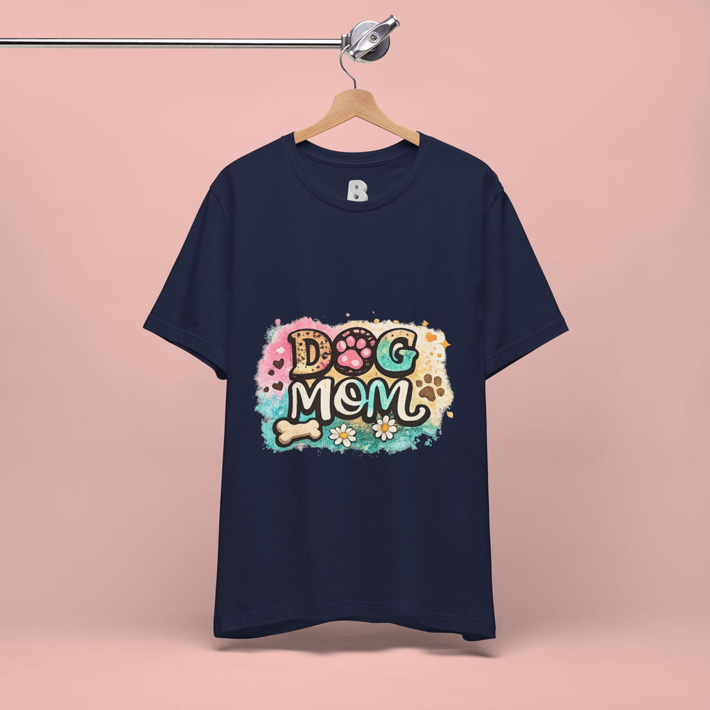 Dog Mom T-Shirt – Cute Paw Print Graphic Tee for Pet Lovers