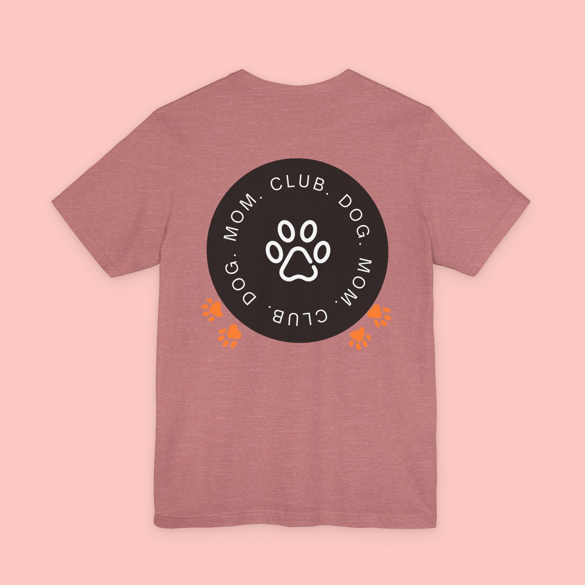 Dog Mom Club T-Shirt — Paw Print Graphic Tee for Pet Lovers