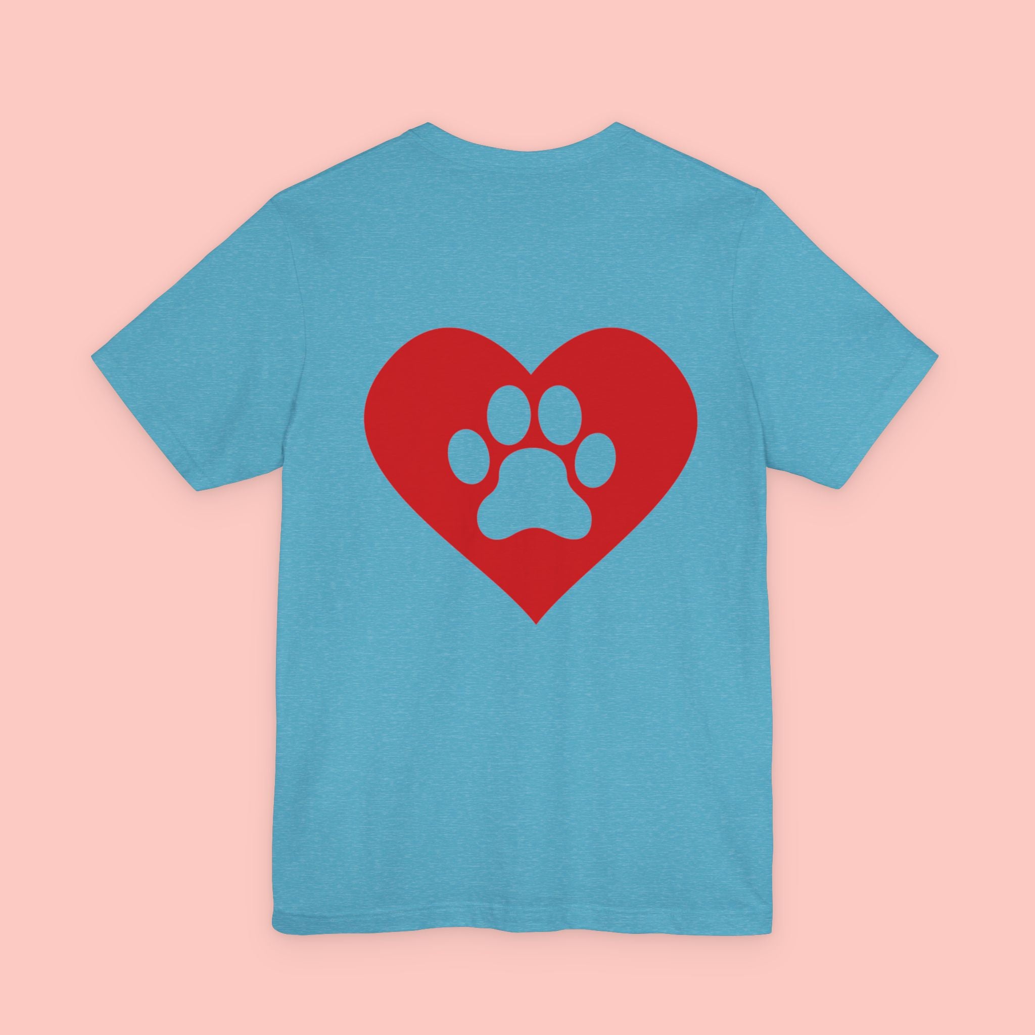 Pet Lover Heart Paw T-Shirt