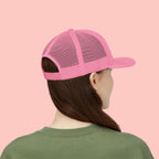 Dog Mom Trucker Cap — Rhinestone Lettering Snapback Hat