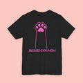 Blessed Dog Mom T-Shirt — Pink Paw Graphic Dog Lover Tee