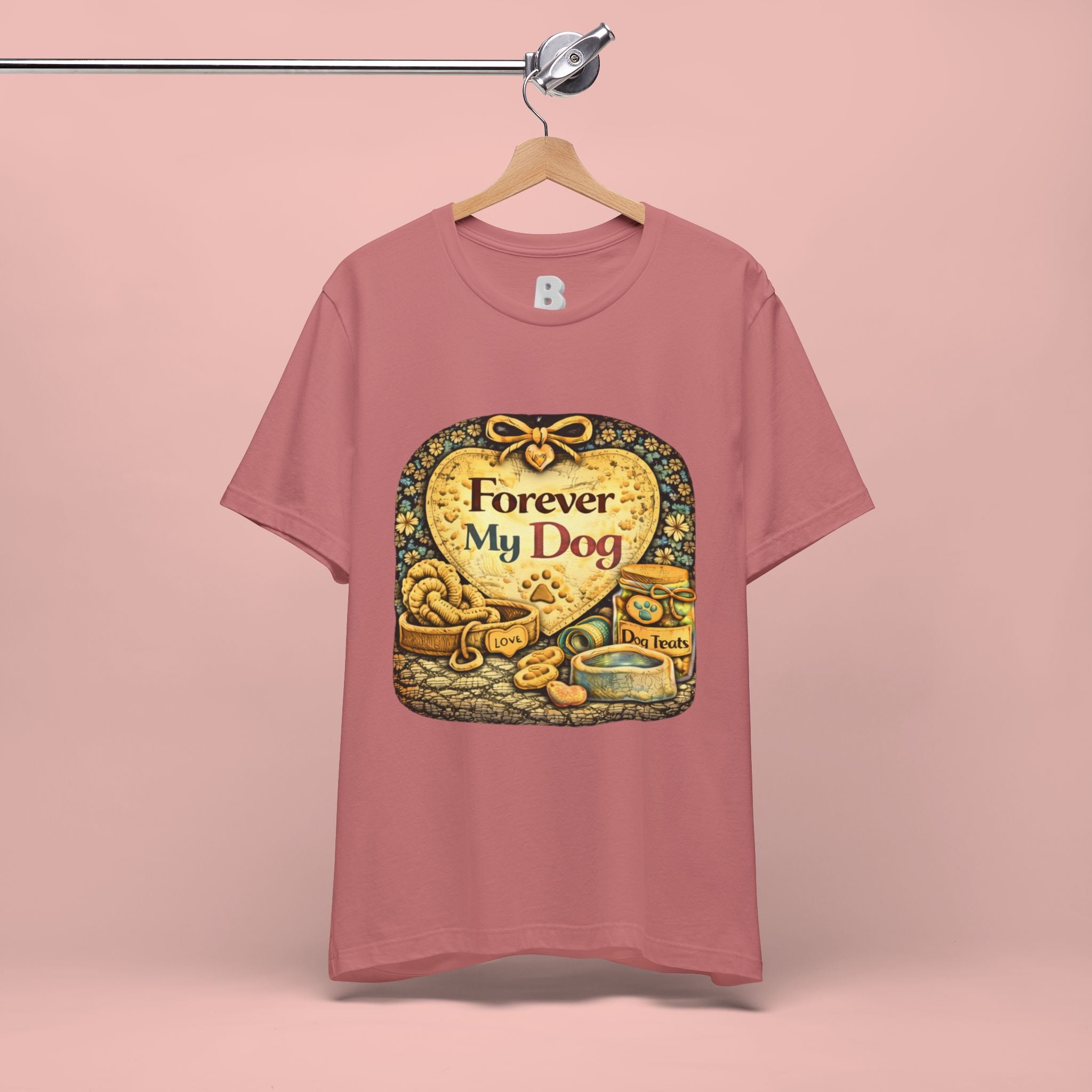 Dog T-Shirt — "Forever My Dog" Vintage Pet Lovers Tee