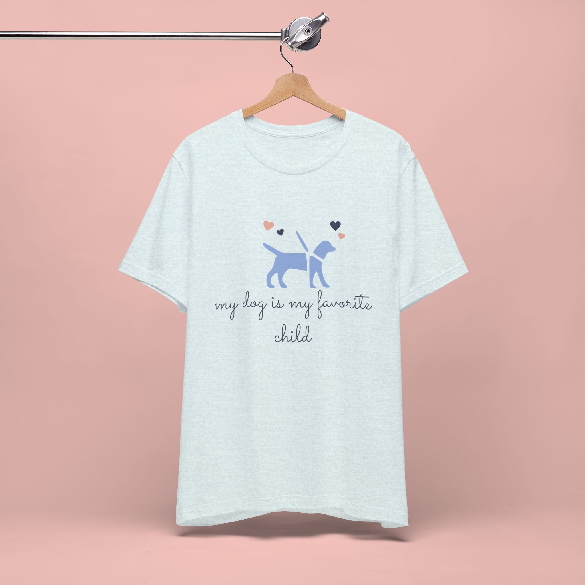 Dog Lover T‑Shirt — "My Dog Is My Favorite Child" Cute Puppy Graphic Tee