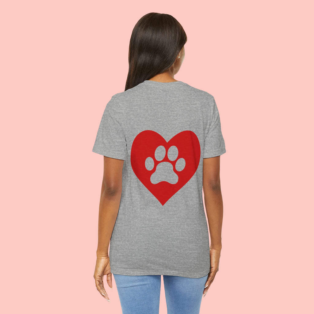 Pet Lover Heart Paw T-Shirt