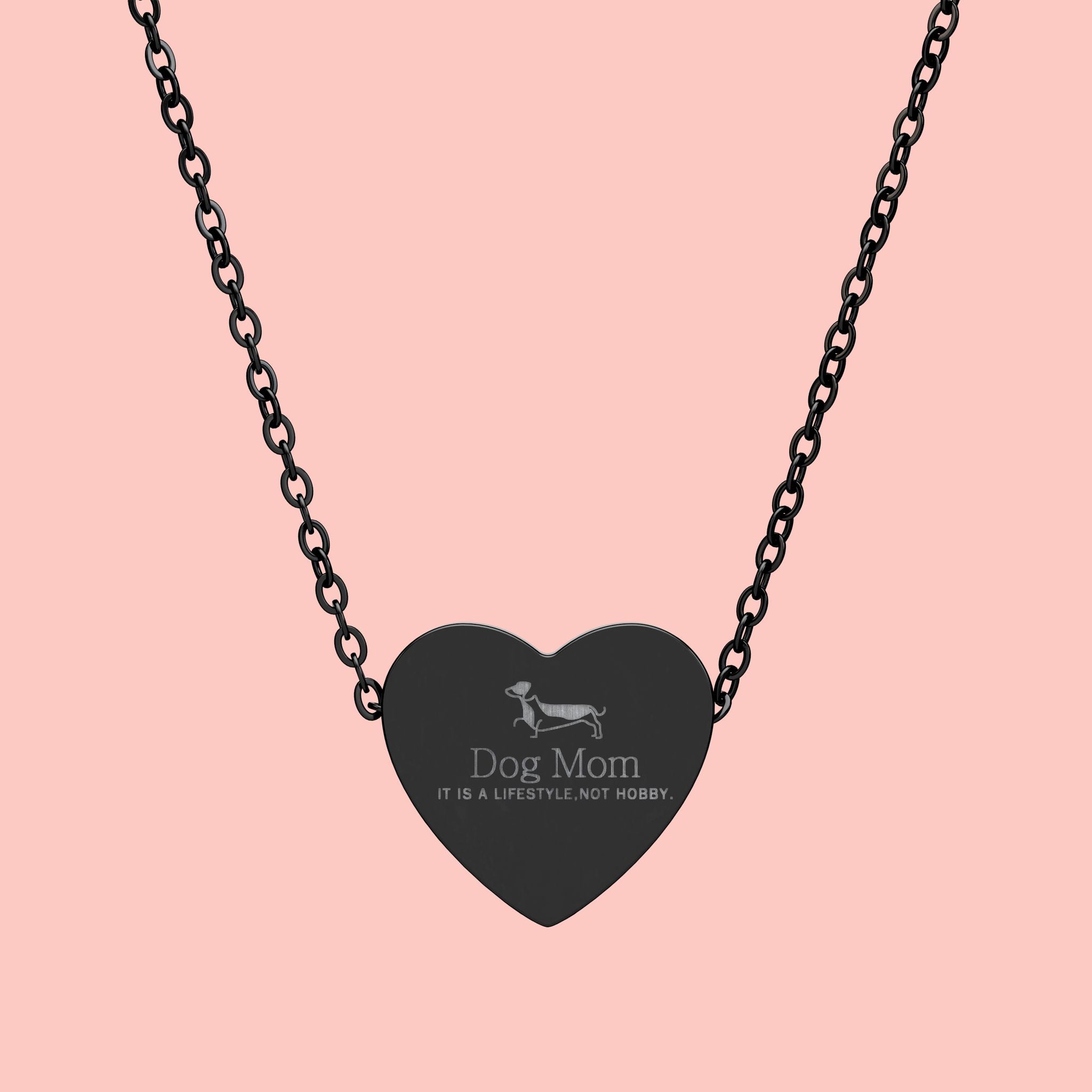 Engravable Heart Necklace — Personalized Love Pendant