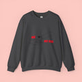 Dog Lover Crewneck Sweatshirt — "Me  My Dog" Minimalist Paw Print Design