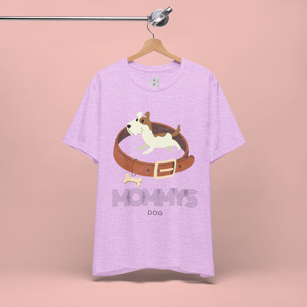 Mommy's Dog T-Shirt – Cute Puppy & Collar Graphic Tee for Dog Moms
