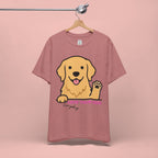Love Your Dog Tee — Cute Golden Retriever Graphic T-Shirt