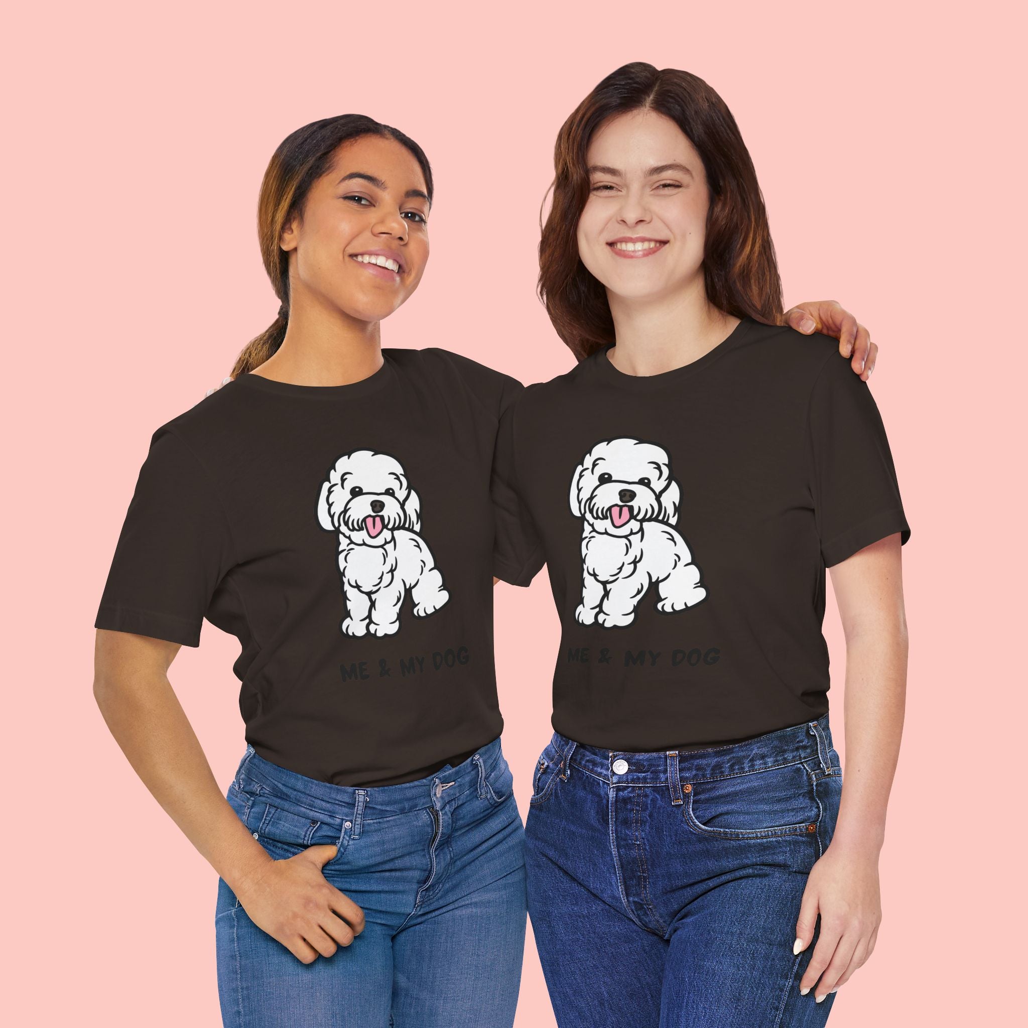Me & My Dog T-Shirt — Cute Cartoon Puppy Tee for Dog Lovers
