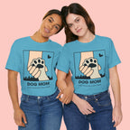 Dog Mom T-Shirt — "Love Your Dog Like a Mom" Paw Print Graphic