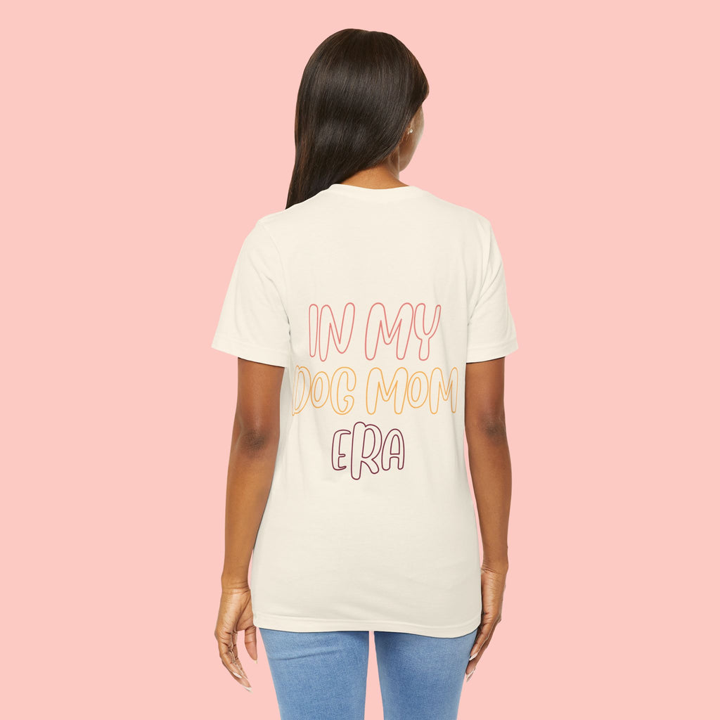 Dog Mom Tee — "In My Dog Mom Era" Cute Pastel Graphic T-Shirt