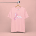 T-Shirt — "My Dog Is My Baby" Pink Dachshund Tee