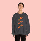Dog Mom Paw Print Sweatshirt — Cute Pet Lover Crewneck