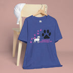 Dog Pawprint T-Shirt — "Pawprints Everywhere I Go" Cute Pet Lover Tee