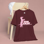 T-Shirt — "My Dog Is My Baby" Pink Dachshund Tee