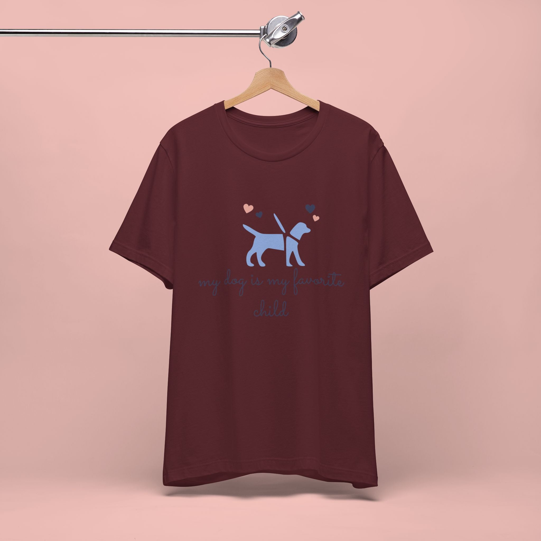 Dog Lover T‑Shirt — "My Dog Is My Favorite Child" Cute Puppy Graphic Tee