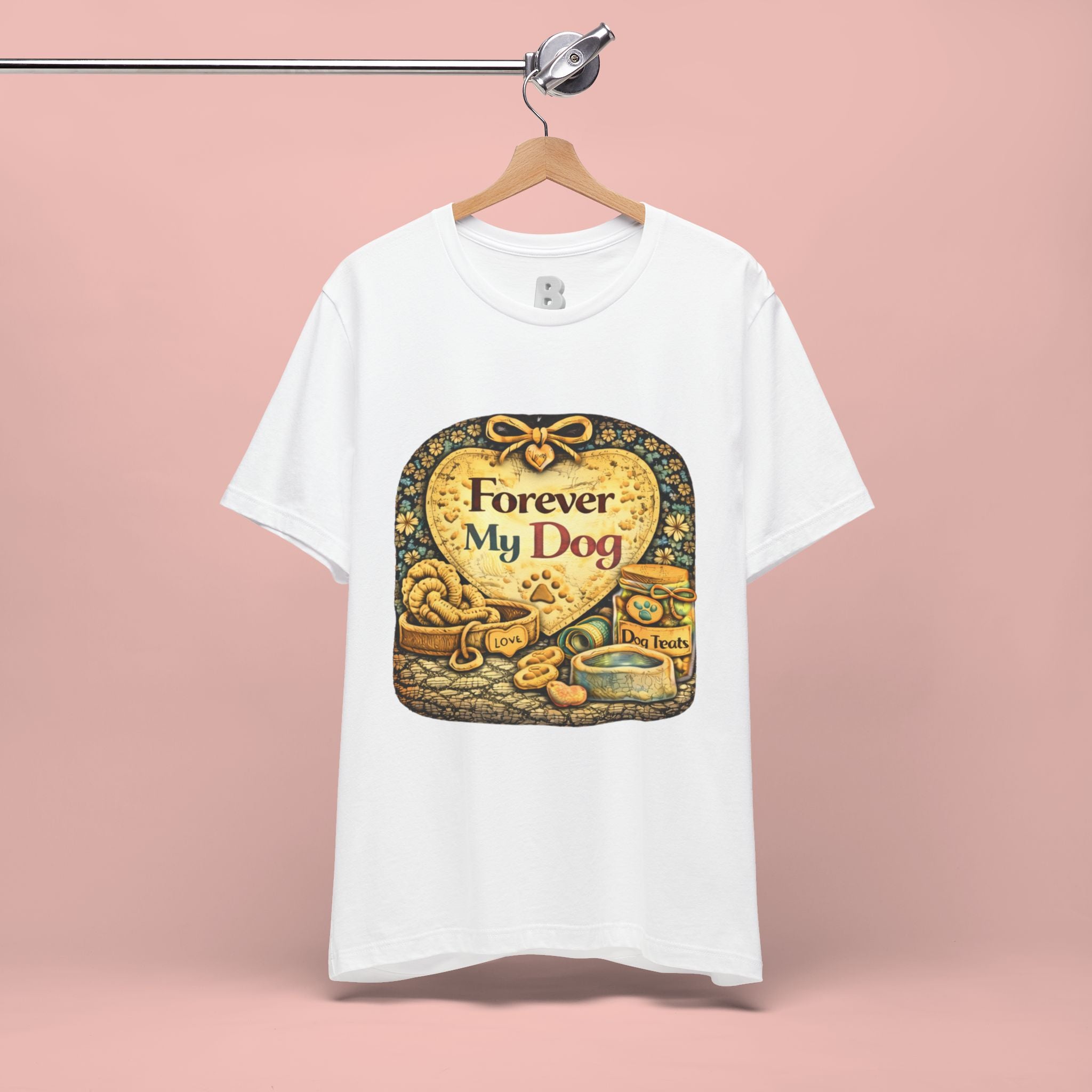 Dog T-Shirt — "Forever My Dog" Vintage Pet Lovers Tee