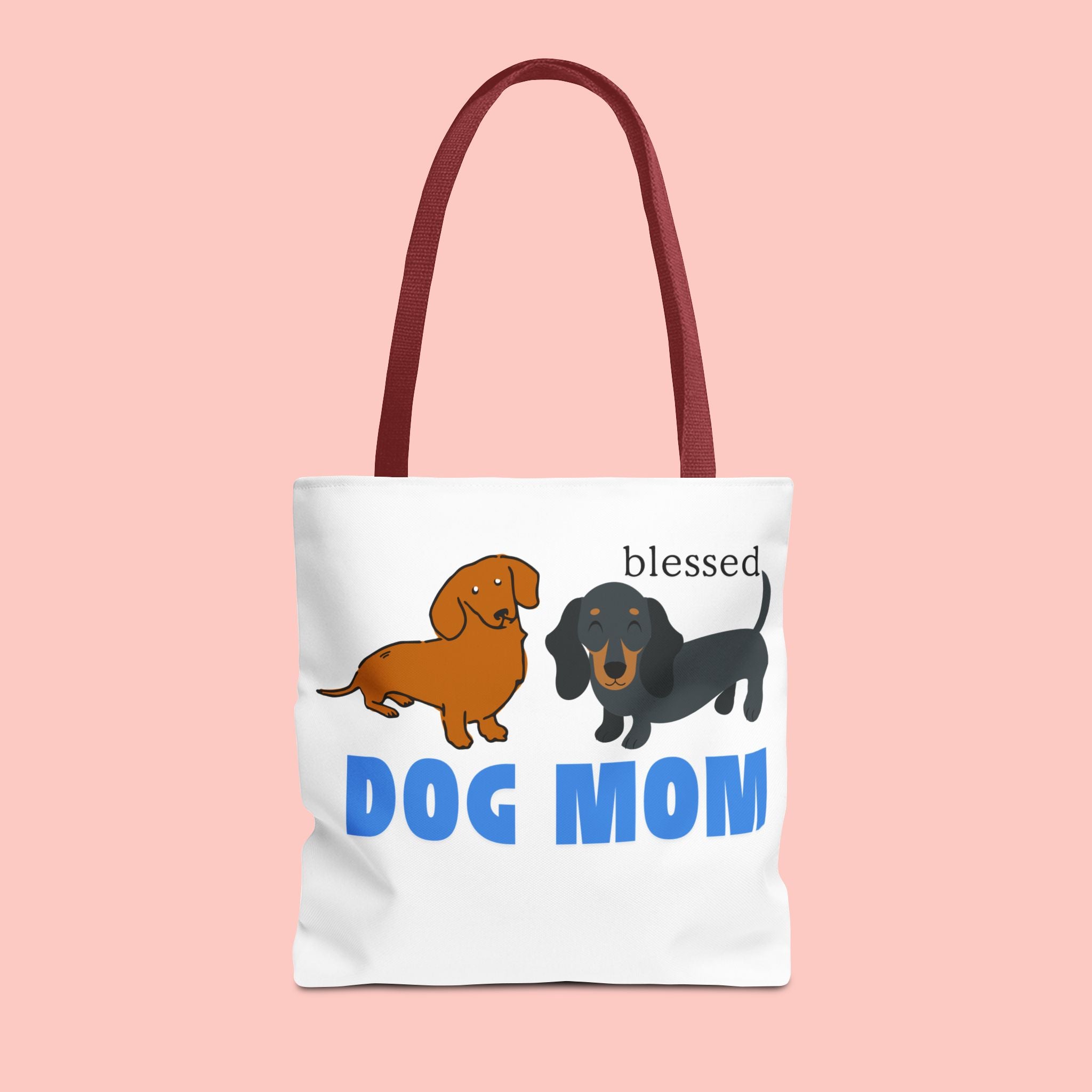 Dog Mom Tote Bag — Blessed Dachshund Design