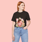 Dog Mom T-Shirt - Cute Woman with Dogs Graphic Tee