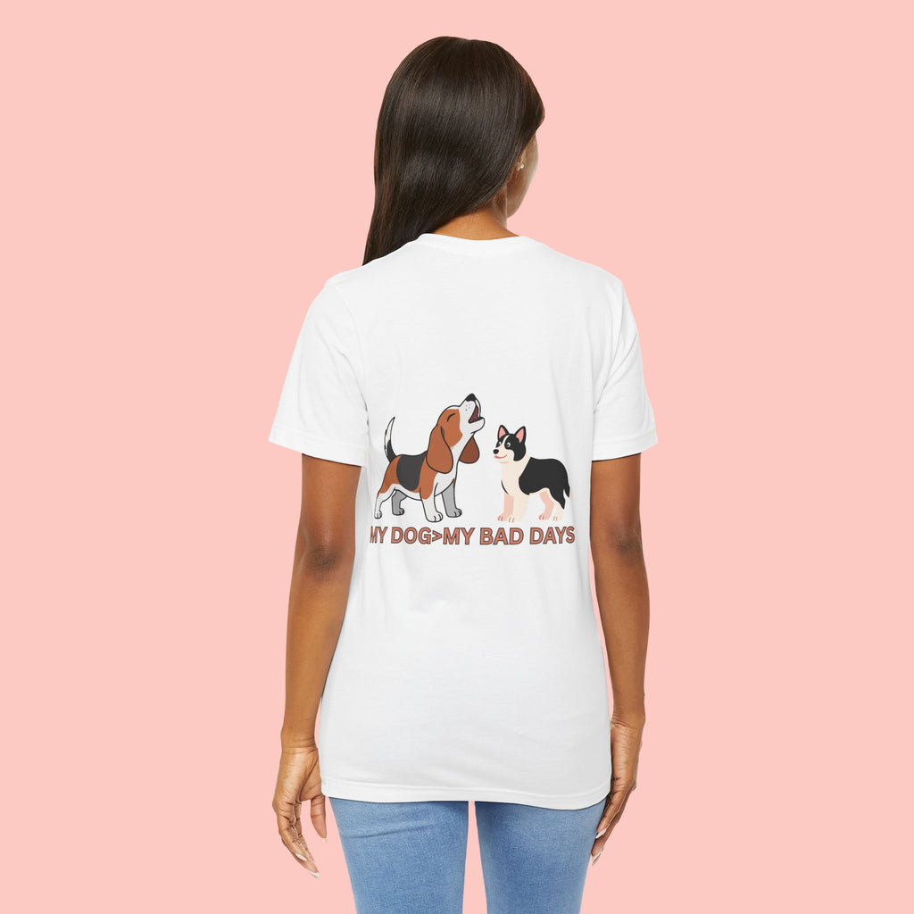 My Dog > My Bad Days T‑Shirt — Cute Dog & Cat Graphic Tee