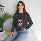 Cute Dog Sweatshirt — Cool Pup with Headphones Graphic Crewneck