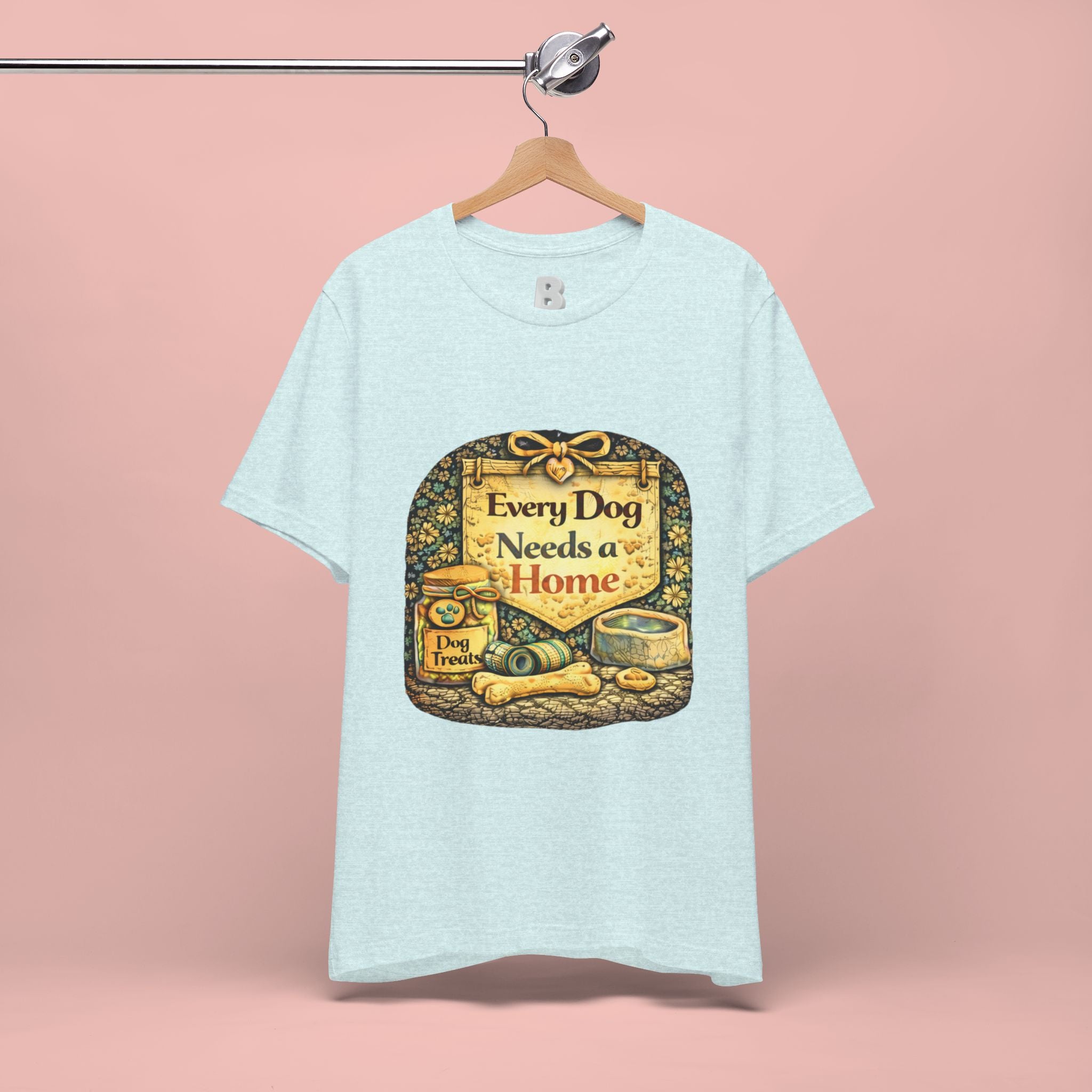 Dog Rescue Tee — "Every Dog Needs a Home" Shelter Support T-Shirt