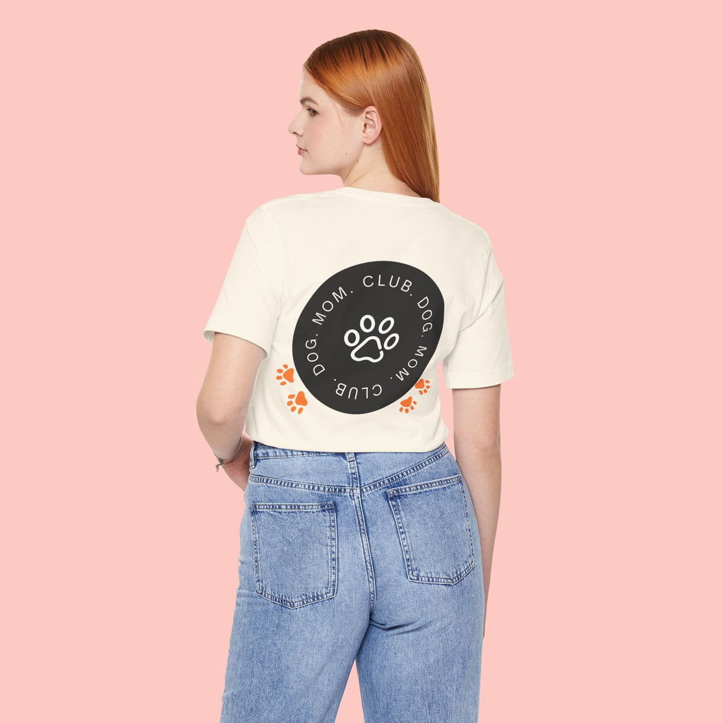 Dog Mom Club T-Shirt — Paw Print Graphic Tee for Pet Lovers