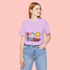Dog Mom T-Shirt – Heart, Paw & Flower Graphic Tee