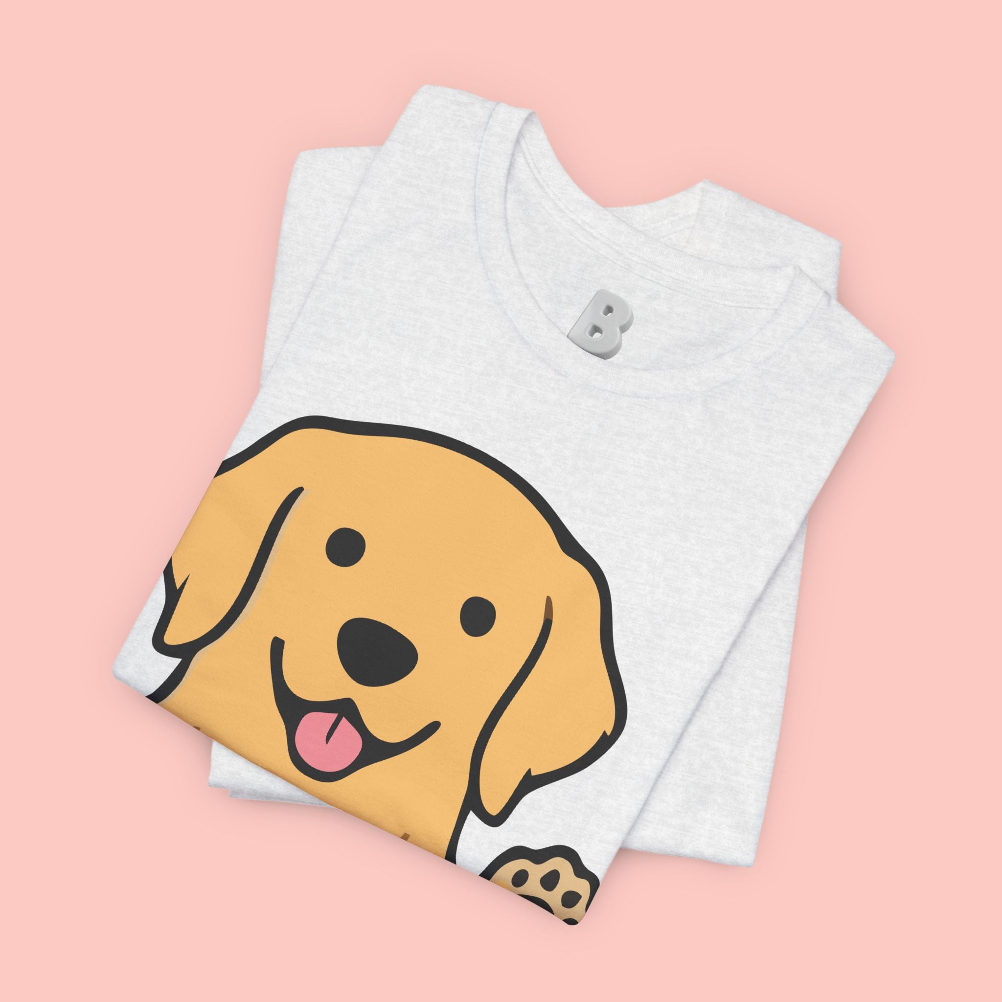 Love Your Dog Tee — Cute Golden Retriever Graphic T-Shirt
