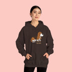 Dog Mom Hoodie — Cute Basset Hound I Love My Dog Mom Sweatshirt