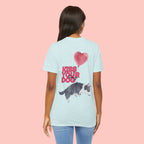 Kiss Your Dog Tee — Corgi Heart Balloon Graphic T-Shirt