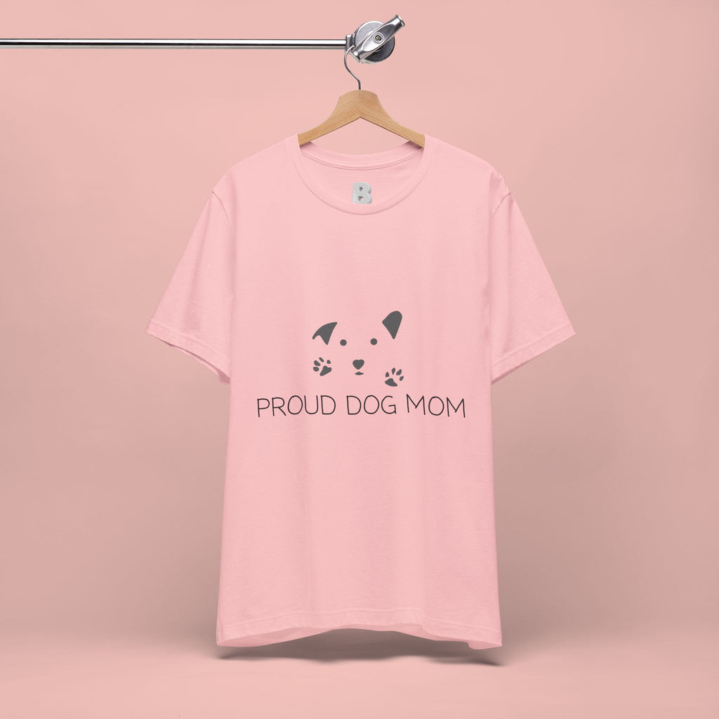 Proud Dog Mom T-Shirt — Cute Paw Print Dog Mom Tee