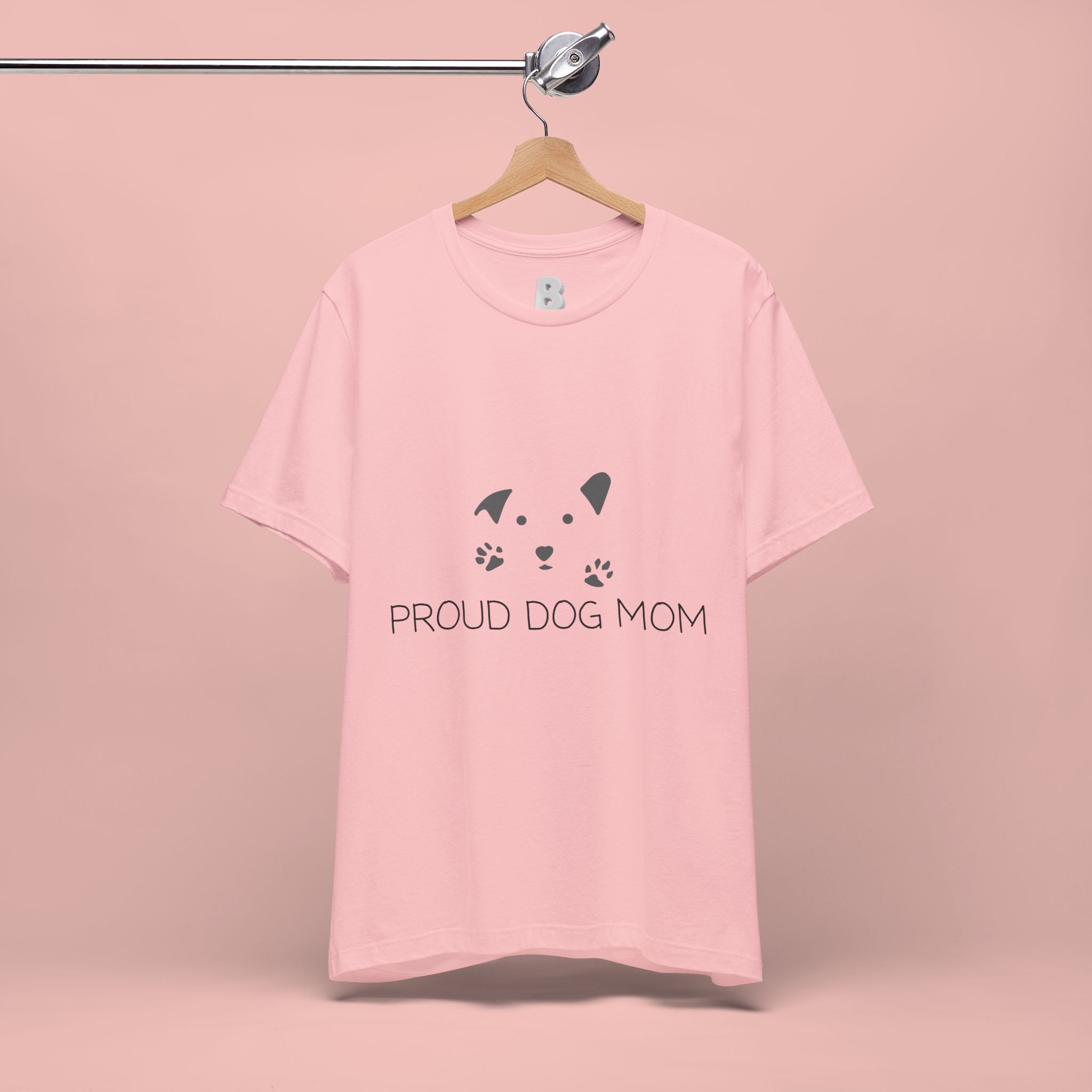 Proud Dog Mom T-Shirt — Cute Paw Print Dog Mom Tee