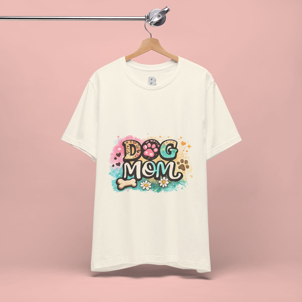 Dog Mom T-Shirt – Cute Paw Print Graphic Tee for Pet Lovers