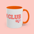Mom Club Coffee Mug — Cute Paw Print Accent Mug for Dog Moms (11/15 oz)