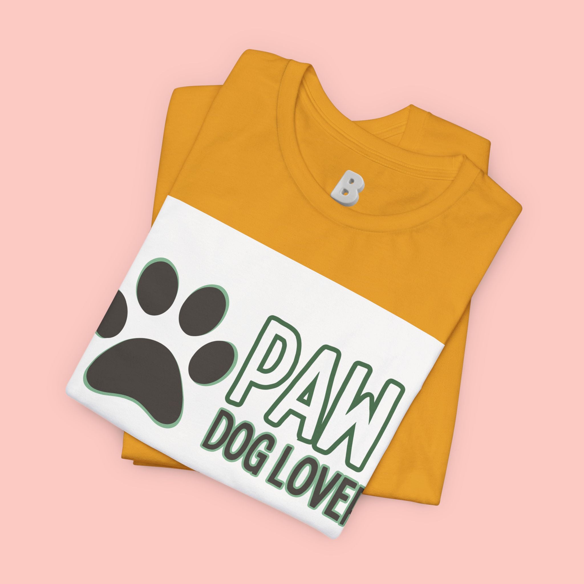 Paw Dog Lover T-Shirt — Cute Paw Print Tee for Dog Owners