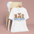 Dog Mom Tee — "Dog Mom: It Is Not A Hobby, It Is A Lifestyle" Cute Puppy Graphic T‑Shirt