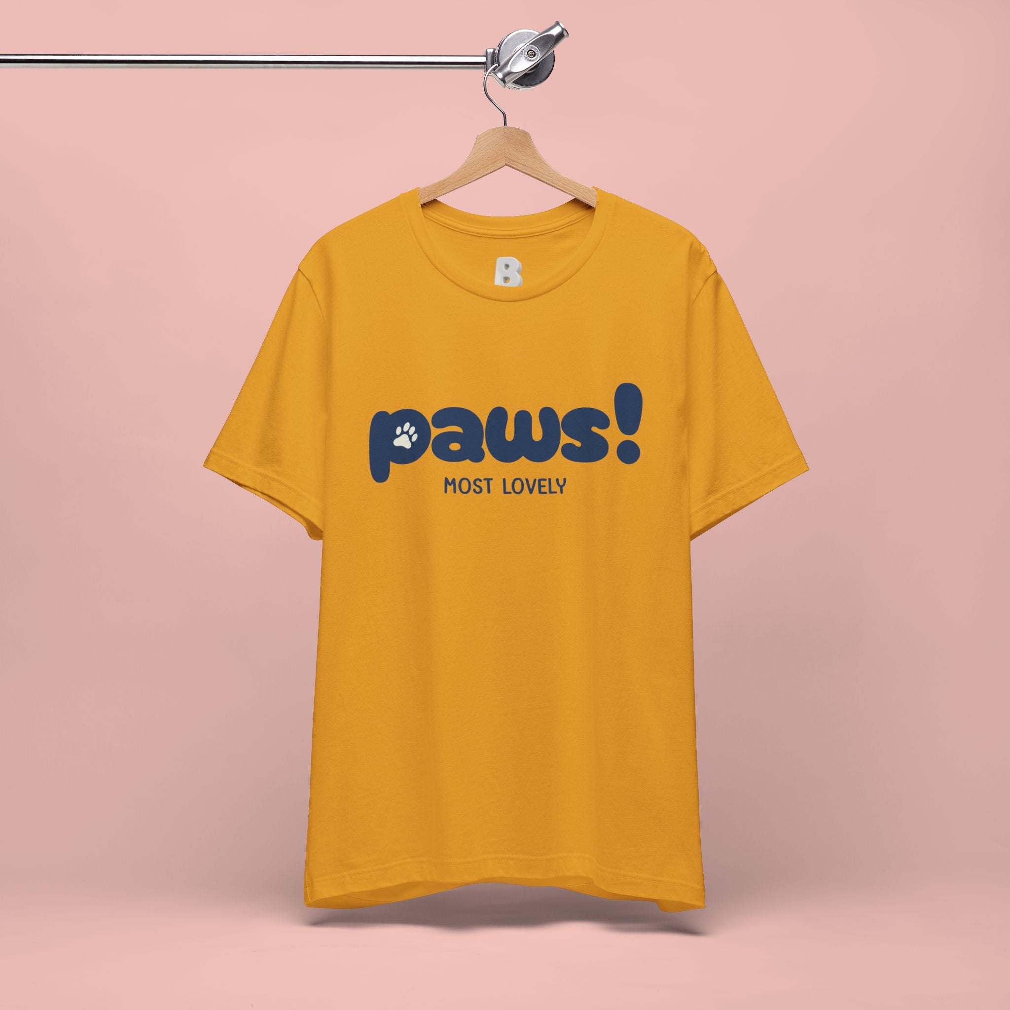 Paws! Cute Paw Print Tee — "Most Lovely" Graphic T-Shirt for Dog & Cat Lovers