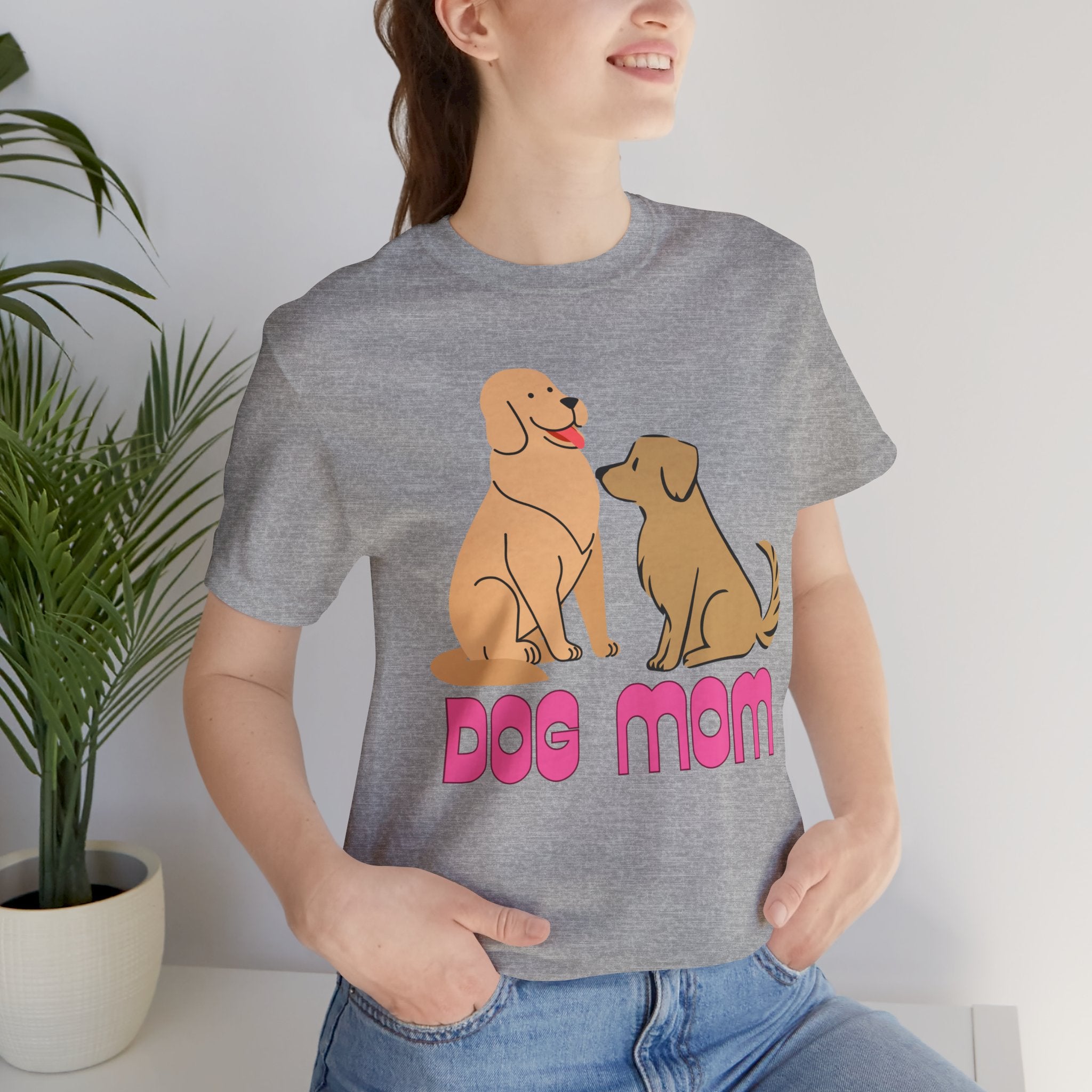 Dog Mom T‑Shirt — Cute Retro Dogs Graphic Tee for Dog Lovers
