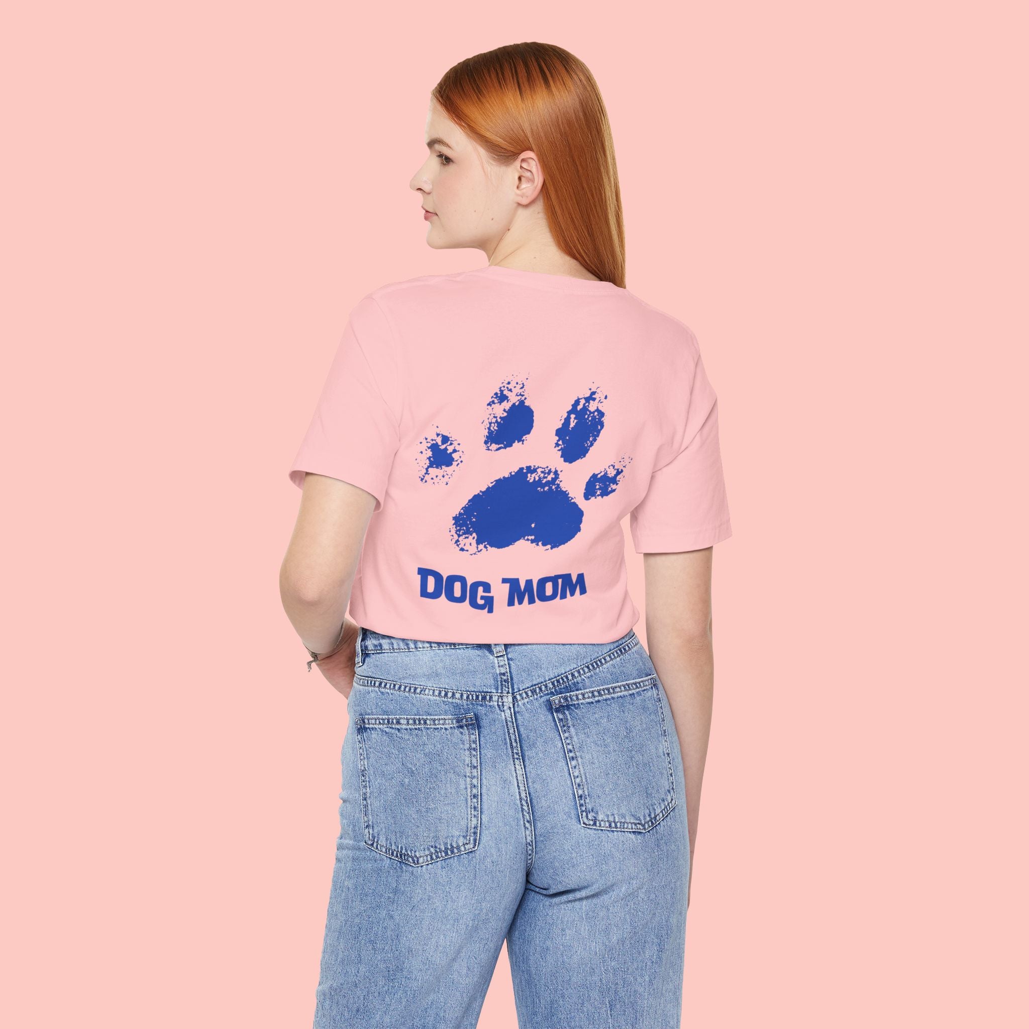 Dog Mom Paw Print T-Shirt