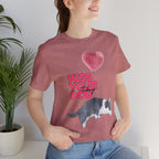 Kiss Your Dog T-Shirt — Cute Corgi with Heart Balloon Pet Lover Tee