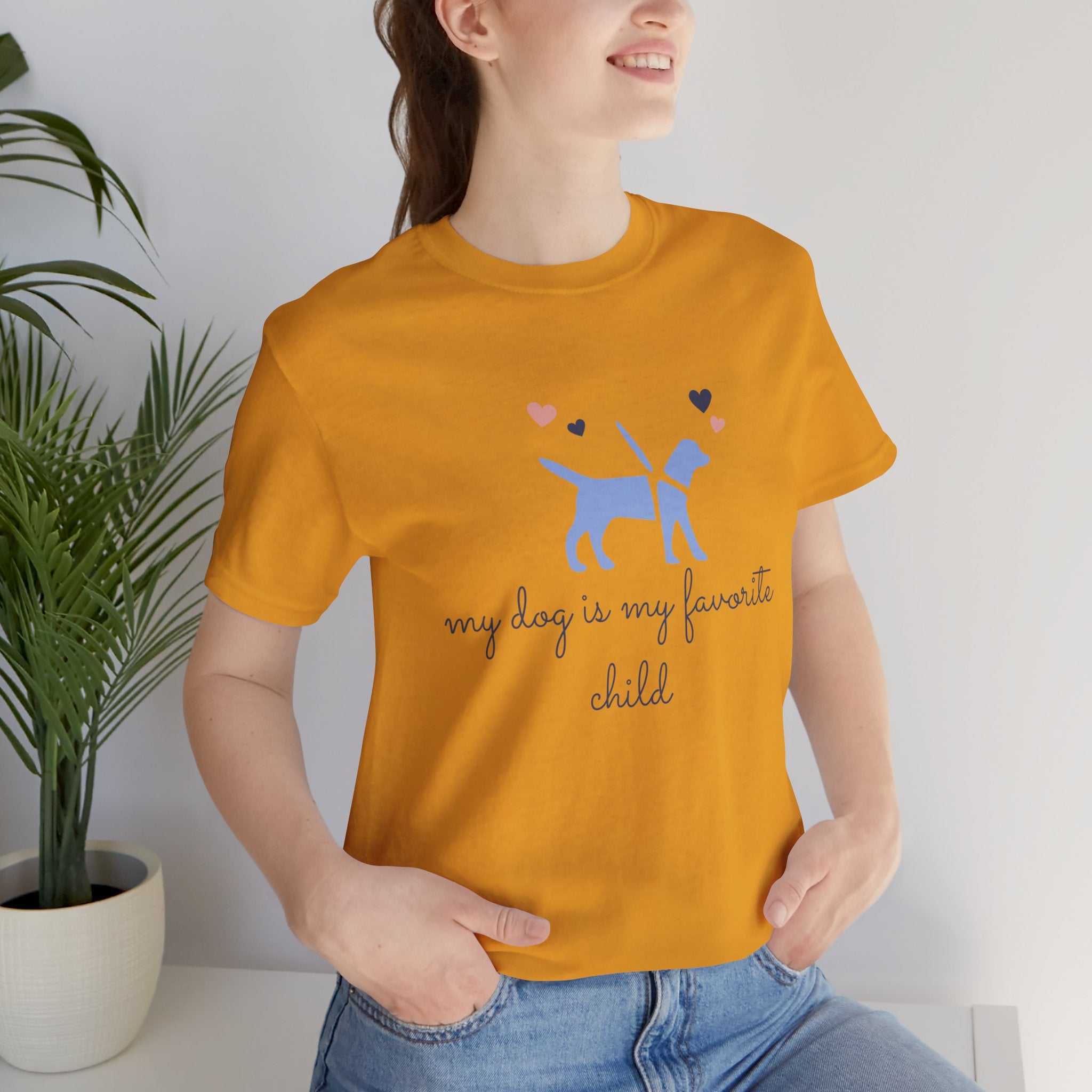 Dog Lover T‑Shirt — "My Dog Is My Favorite Child" Cute Puppy Graphic Tee