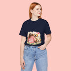 Dog Mom T-Shirt — Cute Floral Puppy Tee for Dog Lovers