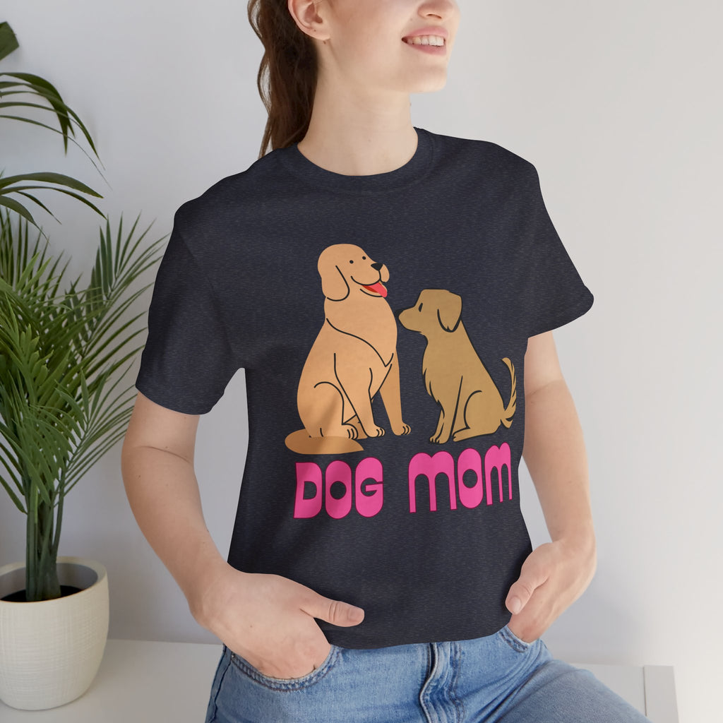 Dog Mom T‑Shirt — Cute Retro Dogs Graphic Tee for Dog Lovers