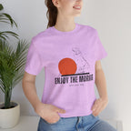 Enjoy the Morning Dog T-Shirt — Graphic Sunrise Pet Lover Tee